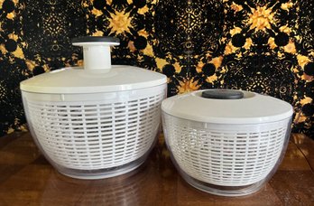 Pair Of OXO Salad Spinners