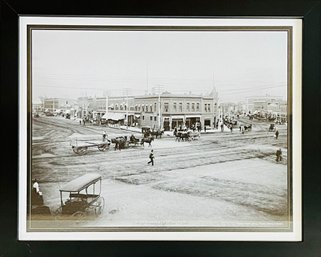 College Avenue, Ft. Collins, 1905 Framed Picture Print