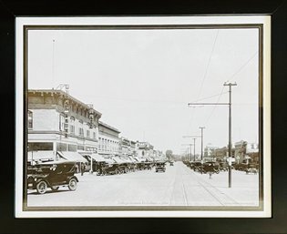 College Avenue, Ft. Collins 1924, Framed Picture Print