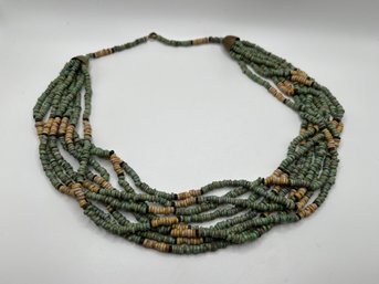 Necklace Of Ancient Mummy Beads From Ancient Egypt. With Certificate Of Authenticity