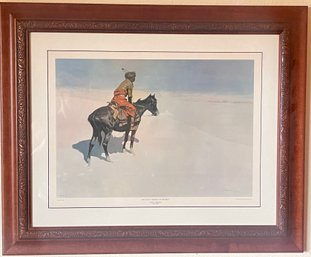 The Scout: Friends Or Enemies - Fredrick Remington - Framed Art Print