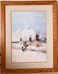 Winter's Day By Donald Vann, Framed Art Print