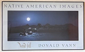 Donald Vann Framed Art Print - Wind Fall