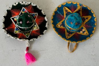 Pair Of Mini Sombreros