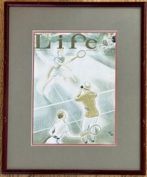 Vintage Life Magazine Cover Grafix Framed Print