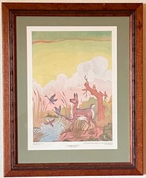 Woody Crumbo Autumn Flight Framed Art Print