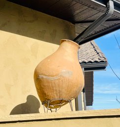 Large Decorative Clay Pot