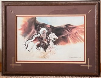 Bev Doolittle Framed Art Print - Rushing War Eagle