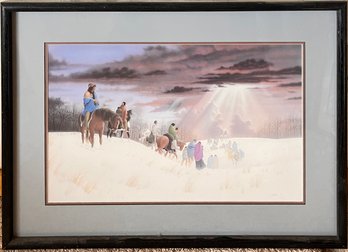 Donald Vann Framed Art Print - Guilding Light