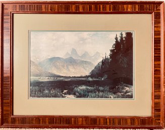 Thomas Moran Framed Art Print - The Three Tetons