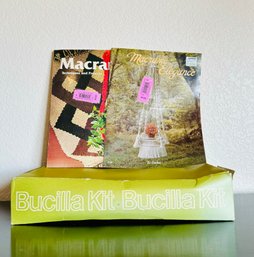 Vintage Bucilla Pile Macrame Kit