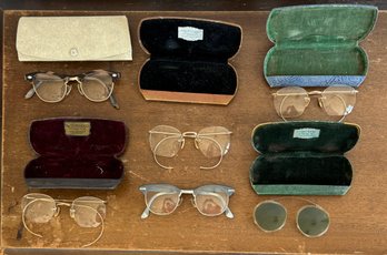 Collection Of Vintage Prescription Glasses