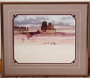 M. Atkinson - 'Gateway To Zion' Framed Print