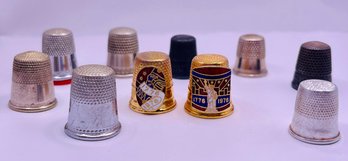 Assorted Lot Of Vintage Thimbles