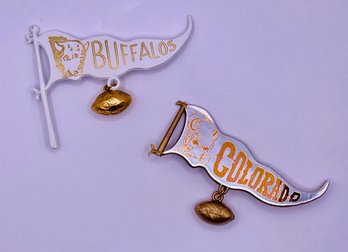 Vintage Colorado Buffalos Pins