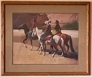 Delano Framed Art Print - Navajo