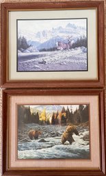 Pair Of Manuel Mansanarez  Nature Prints