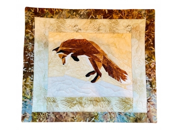 Leaping Fox Quilt Art