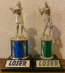 Man And Women Loser Trophies