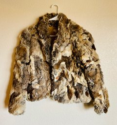 Vintage Women's Genuine Dyed Rabbit Fur