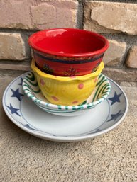Whimsical Designed Small Bowls