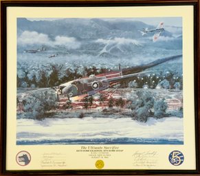 The Ultimate Sacrifice 405th Bomb Squadron , 38th Bomb Group By SW Ferguson Signed By Artist AP 12/50