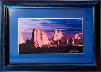 Rick Buzzelli Signed Colorado Landscape Photograph In Frame