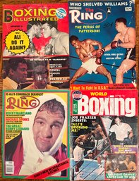 Boxing Magazines Form The 1970s And 1980s