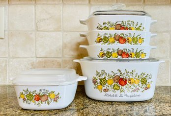 Vintage Corningware Spice Of Life Bakeware