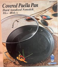 Covered Nonstick Paella Pan