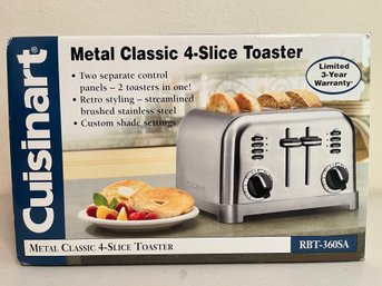 Cuisinart Metal Classic 4-Slice Toaster - NIB