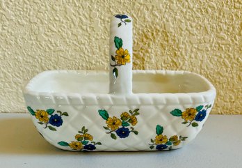 Elizabeth Arden Ceramic Floral Easter Basket