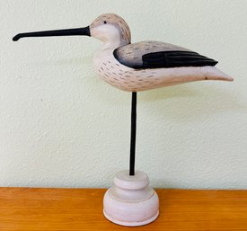 Hand Painted Wood Bird