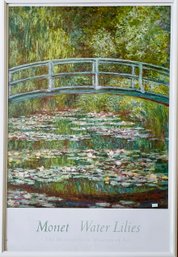 Framed Poster Of Monet Water Lillies