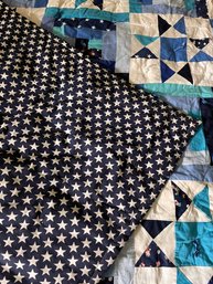 Handmade Quilt - Blue Stars