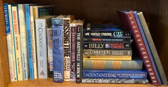 Collection Of Books With Some By Whitley Strieber And More