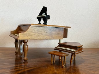 Assortment Of Miniature Wooden Pianos