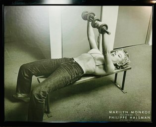 Marilyn Monroe Hollywood 1952 By Philippe Halsman, Framed Poster