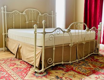 Iron Ornate Frame Bed With Tempur-pedic Mattress