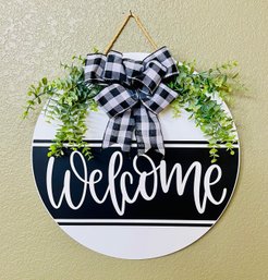 Decorative Welcome Sign