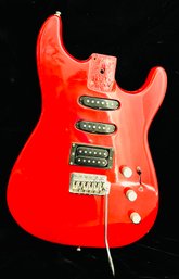 Red Fender Squier Body