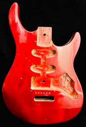 Red Fender Strat Body