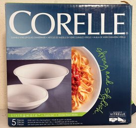 Corelle Winter Frost White Pasta Set - NIB