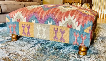 Southwestern Style Square Ottoman