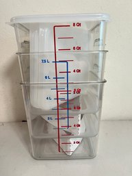Rubbermaid 12L Sous Vide Or Brining Containers