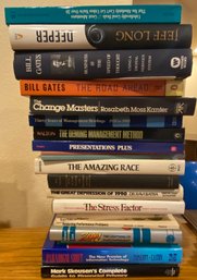 Small Assortment Of Books Including Some By Bill Gates And More