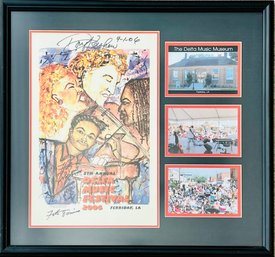 Delta Music Festival 2006 Signed By Doug Kershaw & Fats Domino