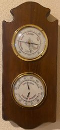 Vintage Air-guide Wooden Weather Station
