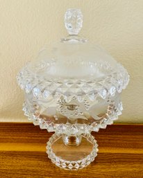 Vintage Crystal Candy Dish