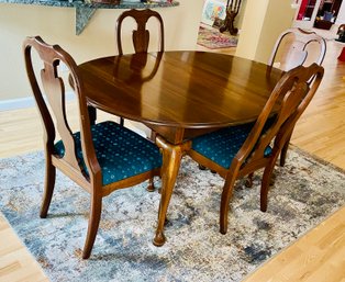 Crawford Furniture MFG Corp Dinner Table & 6 Chairs